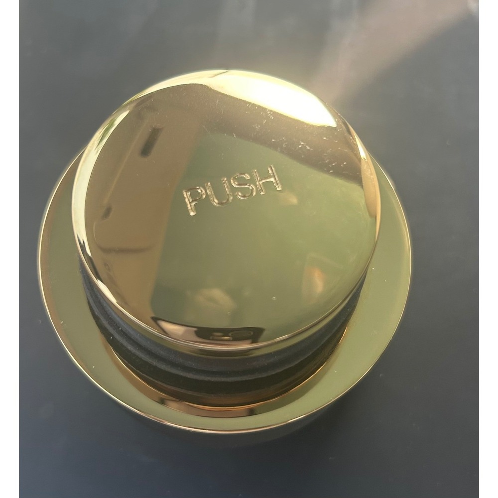 Polished Gold Pop Up Sink Drain Plug Stopper Push Button Bathroom Hardware